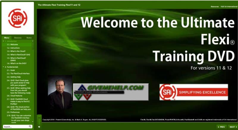 FlexiSIGN & Print Training - By Mark Rugen flexidvd